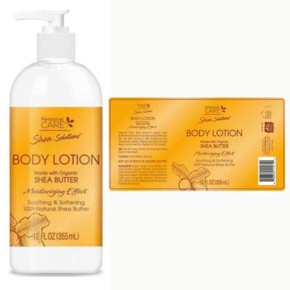 NIB - Shea Solutions Body Lotion Made with Organic Shea Butter - Picture 1 of 8